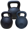 SET - 56kg+60kg+64kg of Black Powder Coated Kettlebells