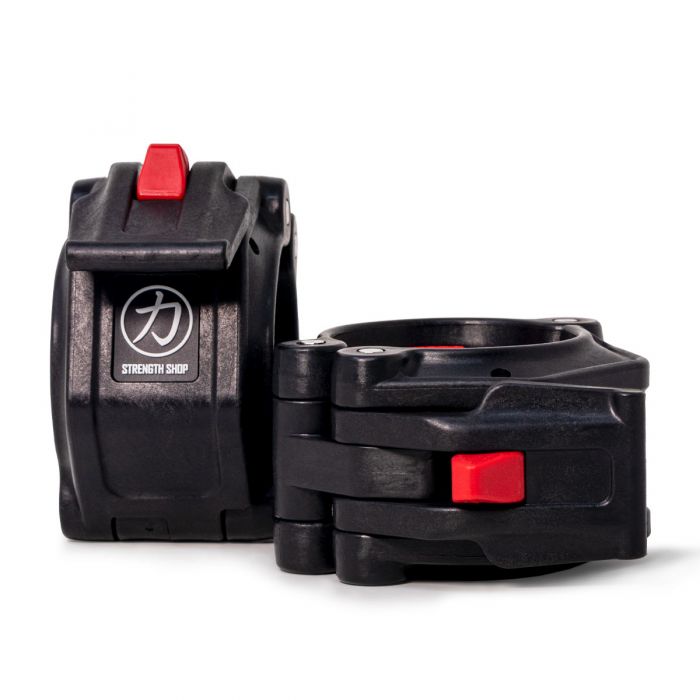 PRO 2 Olympic Flip Lock Collars by Lock Jaw, Black - Strength Shop