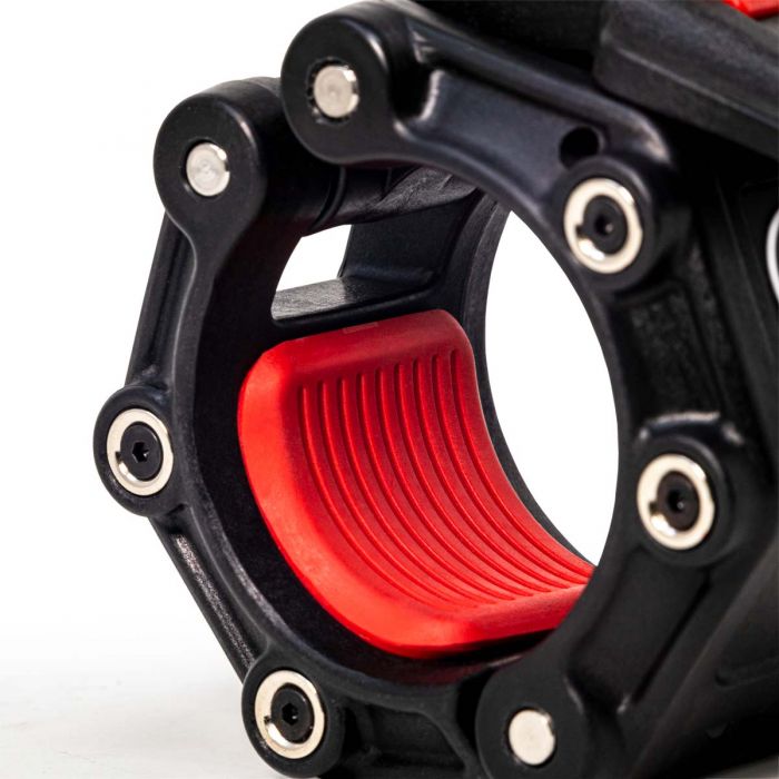 PRO 2 Magnetic Olympic Flip Lock Collars by Lock Jaw, Black - Strength Shop