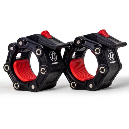 PRO 2 Magnetic Olympic Flip Lock Collars by Lock Jaw, Black - Strength Shop