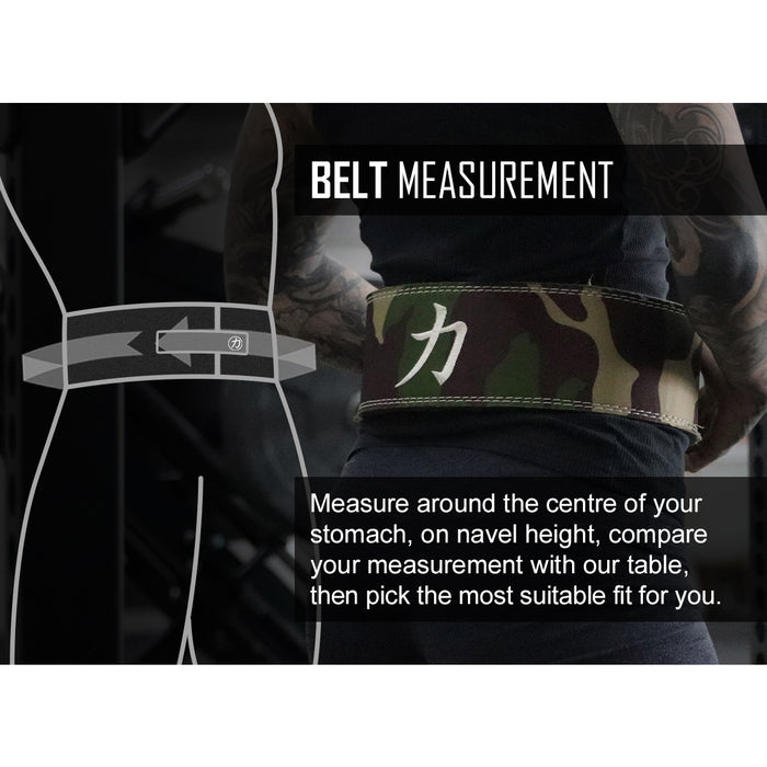 Weightlifting Double Prong Buckle Tapered Belt, Black - 8MM - Strength Shop