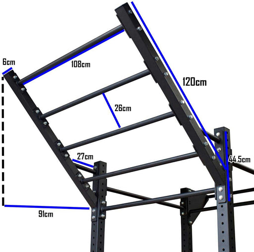 Wall Mounted Pull Up Bar/Rig (Incl. 1 Monkey Bar) - Strength Shop