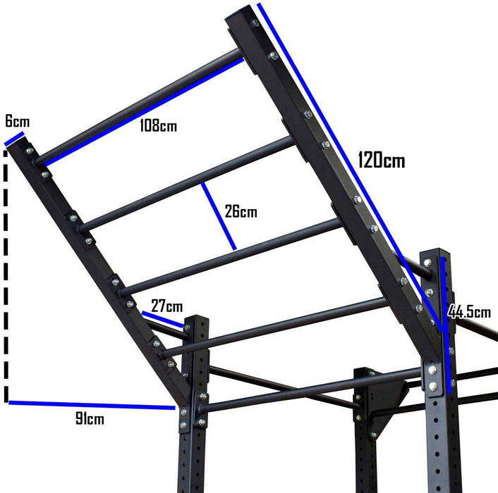 Wall Mounted Pull Up Bar/Rig (Incl. 1 Monkey Bar) - Strength Shop