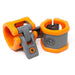 Olympic Riot Collars by Lock Jaw, Orange - Strength Shop