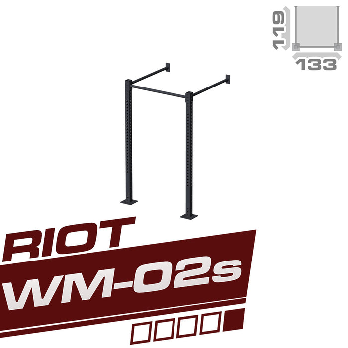 Riot WM-02 Single Cube Rig, Wall Mounted - 2 Metres - Strength Shop