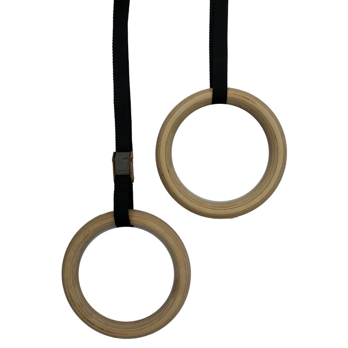 Gymnastic Wood Rings - 28mm.