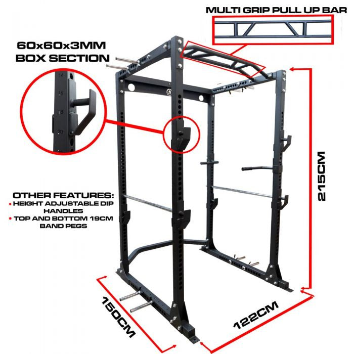 Power Cage - Yellow/Matte Black - Strength Shop
