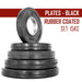 Rubber Coated Plate Set - 15KG - Strength Shop