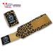 Medium Wrist Wraps, Leopard print - IPF Approved - Strength Shop