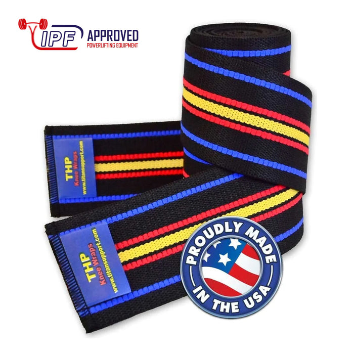 Titan THP Knee Wraps, 2M Long - IPF approved - Strength Shop