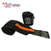 Medium Wrist Wraps, Black Orange - IPF Approved - Strength Shop