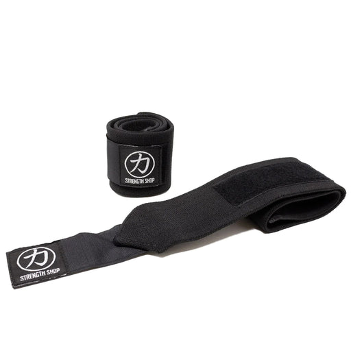 Medium Wrist Wraps, Black, 60CM - IPF Approved - Strength Shop