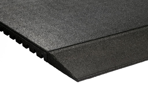 Tapered Granuflex Rubber Gym Mat Edge - 30mm (1000mm x 200mm) - Strength Shop