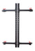 Riot Garage Wall-Mounted Foldable Rack - 1.9m Tall, Black - Strength Shop