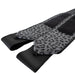 Light Wrist Wraps - Dark Leo Print - IPF Approved - Strength Shop